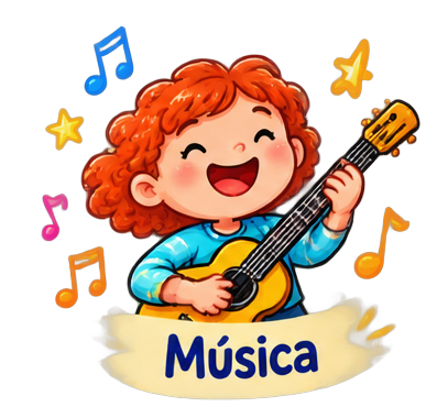 Criança a tocar música
