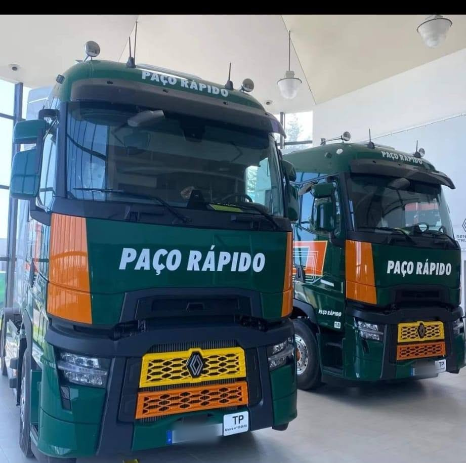 Camiões da frota Paço Rápido